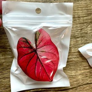 Plant leaf Phone grip